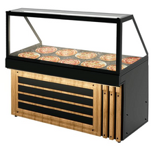 Load image into Gallery viewer, DADA - Vitrine chauffante avec plaque chauffante - 1,8 x 0,8 m