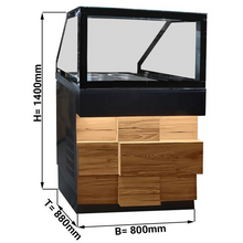 Carica l'immagine nel visualizzatore di Gallery, SOPRANO - Vitrine chauffante 0,8 m - 2x GN 1/1