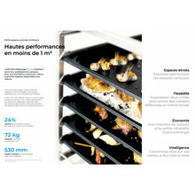 Carica l'immagine nel visualizzatore di Gallery, UNOX - ChefTop Plus - Combisteamer 3 x GN 1/1 - Gauche Vision - EcoGastro