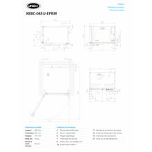 Cargue la imagen en la galería, UNOX - BakerTop Plus - Four à convection 4 x EN600/400 - Gauche Vision