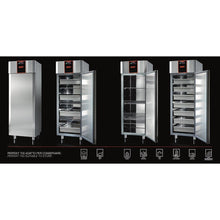 Carica l&#39;immagine nel visualizzatore di Gallery, TECNODOM -  PERFEKT 700 - Armoire réfrigérateur ECO températures positives 0°C/+10°C - 1 porte en inox - GN 2/1
