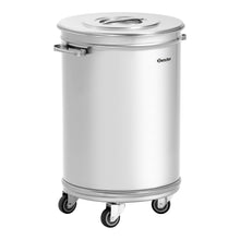 Load image into Gallery viewer, TRASH - Poubelle en inox avec couvercle - 56 Litres
