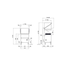 Görseli Galeri görüntüleyiciye yükleyin, KRUPPS - CH150-BT - Lave-vaisselle à capot professionnel - Panier 50x60cm - 6,74Kw
