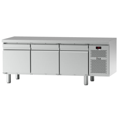 ILSA - Table réfrigérée de soubassement 3 portes GN 1/1