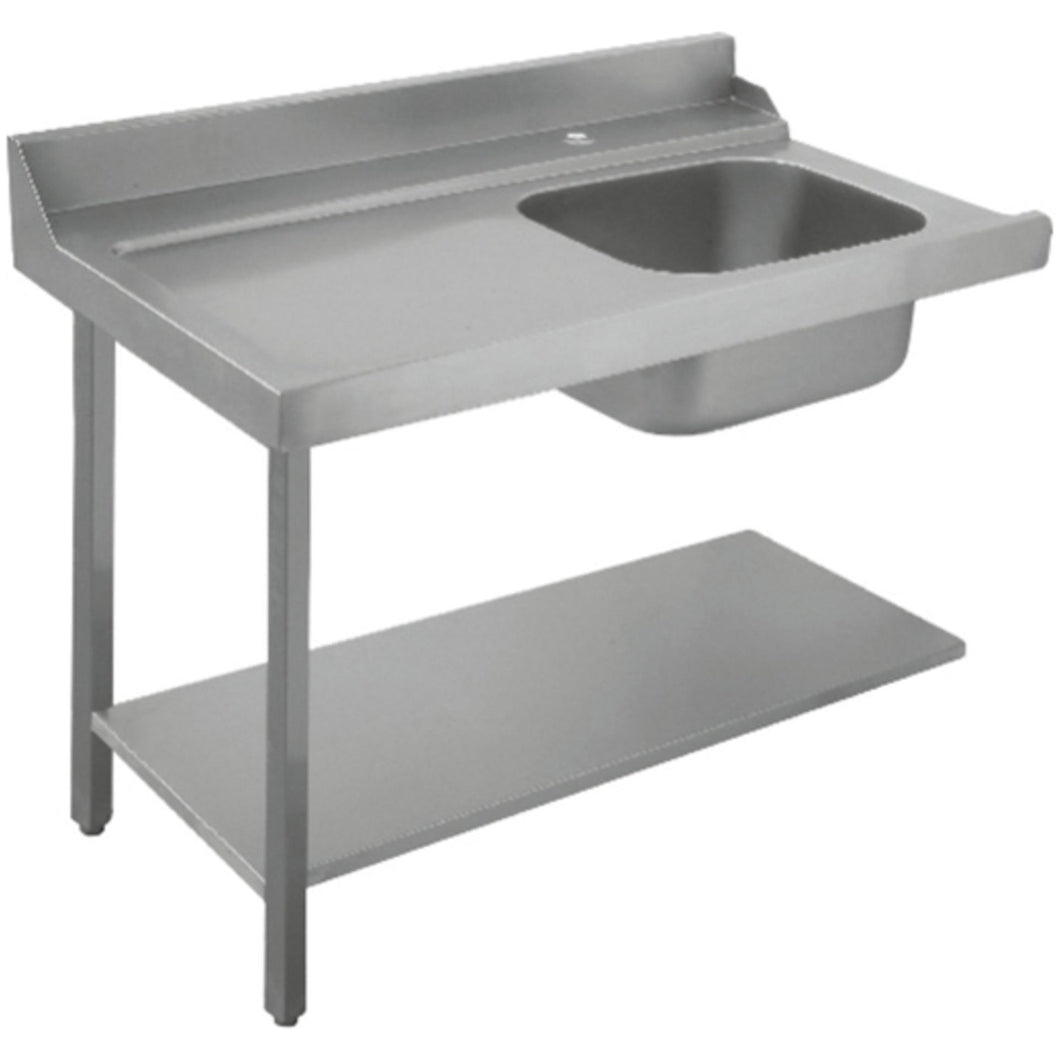 KRUPPS - Table d'entrée de plonge lave-vaisselle à capot à gauche - L1200