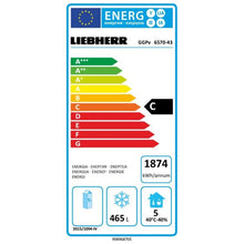 Lade das Bild in den Galerie-Viewer, LIEBHERR - GGPv 6570 - Armoire réfrigérée négative congélateur ventilé inox GN 2/1 ECO - 465 Litres - Classe climatique C
