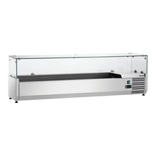 Cargue la imagen en la galería, SALADETTE - Présentoir réfrigéré 1500mm - 7 x GN 1/4

