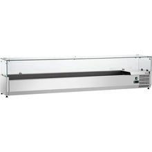 Cargue la imagen en la galería, SALADETTE - Présentoir réfrigéré 2000mm - 10 x GN 1/4
