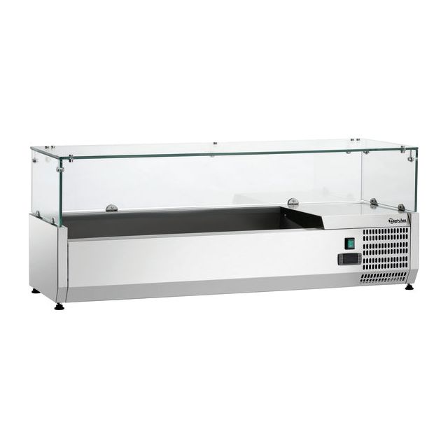 SALADETTE - Présentoir réfrigéré 1200mm - 3xGN 1/3 + 1xGN 1/2