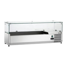 Cargue la imagen en la galería, SALADETTE - Présentoir réfrigéré 1200mm - 3xGN 1/3 + 1xGN 1/2
