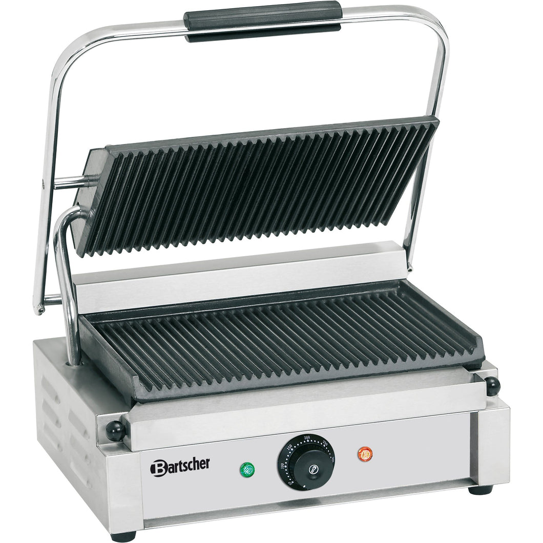 GRILL PANINI - Grill de contact rainuré/Rainuré - 41cm