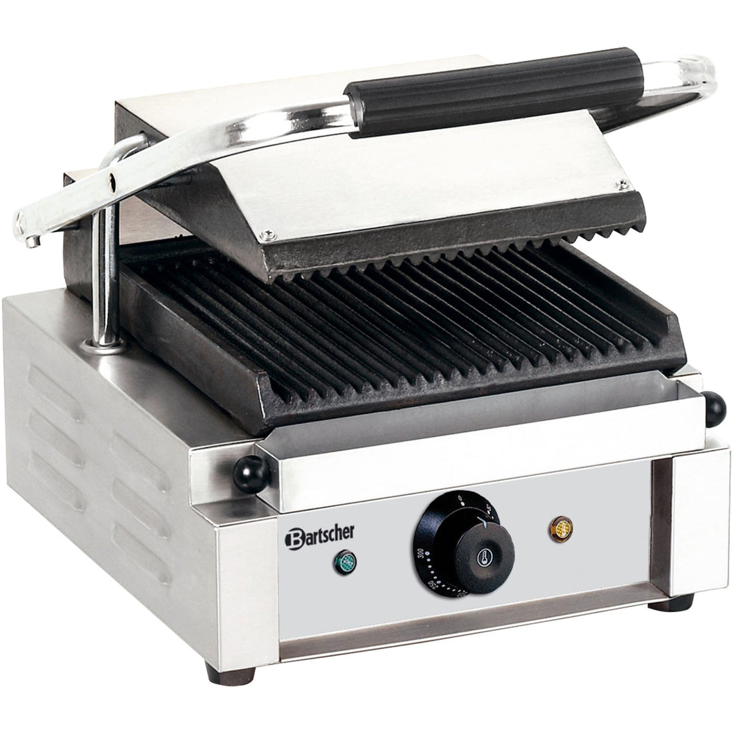 GRILL PANINI - Grill de contact rainuré/Rainuré - 29cm