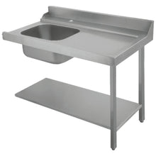 Lade das Bild in den Galerie-Viewer, KRUPPS - Table d&#39;entrée de plonge pour lave-vaisselle à capot à droite - L1200

