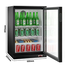 Cargue la imagen en la galería, FRIDGE - Réfrigérateur de bar sous-comptoir 140 litres- 1 porte battante
