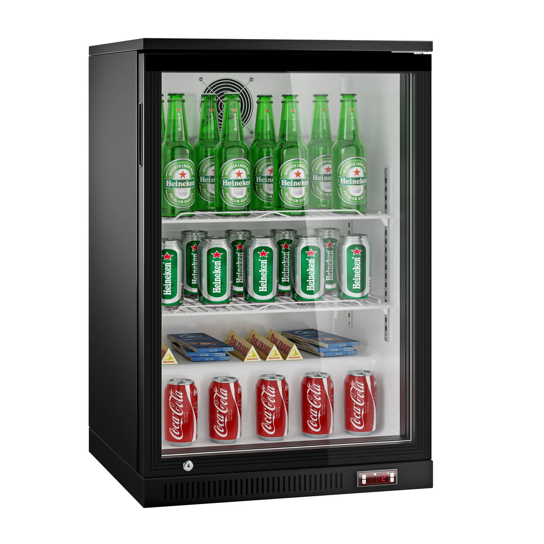 Réfrigérateur de bar sous-comptoir 126 litres- 1 porte battante