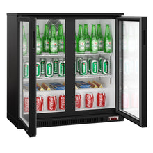 Cargue la imagen en la galería, FRIDGE - Réfrigérateur de bar sous-comptoir 223 litres - 2 portes battantes
