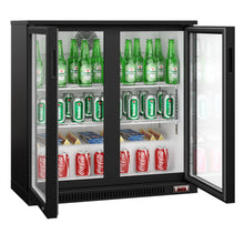 Charger l&#39;image dans la galerie, Réfrigérateur de bar sous comptoir 220 litres - 2 portes battantes
