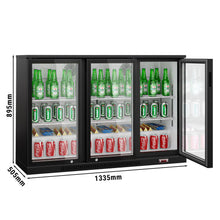 Load image into Gallery viewer, FRIDGE - Réfrigérateur de bar sous-comptoir 335 litres - 3 portes battantes

