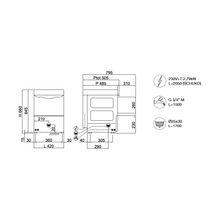 Lade das Bild in den Galerie-Viewer, KRUPPS - C327 - Lave-verres sous-comptoir professionnel - Panier 35x35cm - 2,79Kw - eco vert
