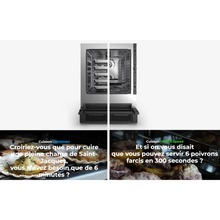 Görseli Galeri görüntüleyiciye yükleyin, UNOX - SPEED-X™ Digital.ID™ - Fours mixtes professionnels à cuisson accélérée - 5 x GN 2/3 VISION - combisteamer - four ultra rapide
