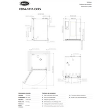 Cargue la imagen en la galería, UNOX - CHEFTOP-X™ Digital.ID™ - Combisteamer - 10 x GN 1/1 - Gauche Vision
