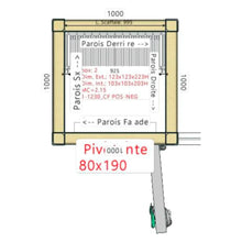 Load image into Gallery viewer, Chambre froide négative -18°C/-20°C avec groupe de refroidissement sac à dos - 1,23 x 1,23 m - hauteur: 2,23 m - 2,15 m³ - Avec étagères et rideau à lanières
