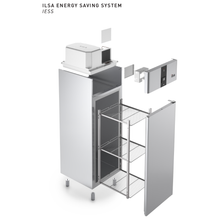 Charger l&#39;image dans la galerie, ILSA - NEOS 700TN - Armoire réfrigérateur PREMIUM sur roulettes - températures positives -2°C/+8°C - 1 porte en inox - GN 2/1 - eco

