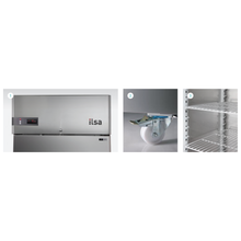 Charger l&#39;image dans la galerie, ILSA - NEOS 700TN - Armoire réfrigérateur PREMIUM sur roulettes - températures positives -2°C/+8°C - 1 porte en inox - GN 2/1 - eco
