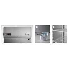 Cargue la imagen en la galería, ILSA - NEOS 700TN0 - Armoire réfrigérateur PREMIUM températures positives 0°C/+10°C - 1 porte en inox - GN 2/1 - eco
