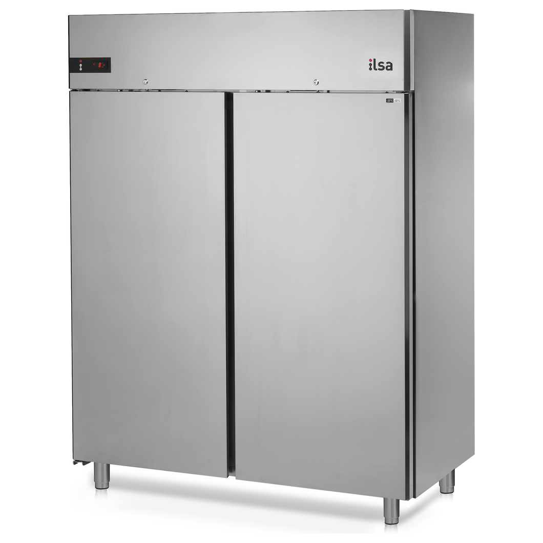 ILSA - NEOS 1400TN0 - Armoire réfrigérateur PREMIUM températures positives 0°C/+10°C - 2 portes en inox - GN 2/1 - eco