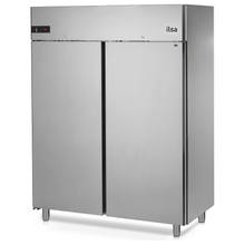 Cargue la imagen en la galería, ILSA - NEOS 1400TN - Armoire réfrigérateur PREMIUM températures positives -2°C/+8°C - 2 portes en inox - GN 2/1 - eco
