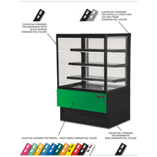 Lade das Bild in den Galerie-Viewer, TECNODOM - EVOK150 - Comptoir de pâtisserie/ Vitrine réfrigérée - 3 étages (LED) - best-seller
