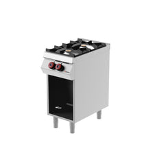 Charger l&#39;image dans la galerie, DESCO - Cuisinière à gaz - 2 feux hermétiques 10 Kw - Placard ouvert
