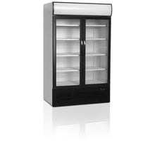 Lade das Bild in den Galerie-Viewer, TEFCOLD - Frigo mural à boissons 2 portes battantes - 1082 litres - Blanc et noir
