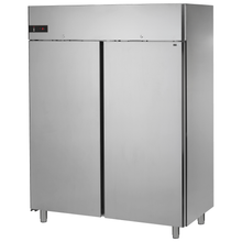 Charger l&#39;image dans la galerie, ILSA - NEOS 1400TN0 - Armoire réfrigérateur PREMIUM températures positives 0°C/+10°C - 2 portes en inox - GN 2/1 - eco
