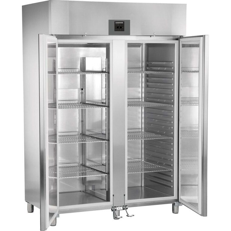 LIEBHERR - GKPv 1490 - Armoire réfrigérateur double porte GN 2/1 à pédale ventilé inox ECO - 1056 Litres