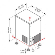 Lade das Bild in den Galerie-Viewer, BREMA - CB 249 W HC - Machine à glaçons - 29Kg/24h - Forme cubique
