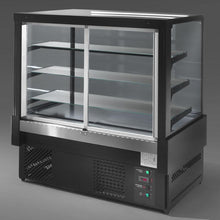 Cargue la imagen en la galería, TECNODOM - EVOK120 - comptoir de pâtisserie / Vitrine réfrigérée - 3 étagères (LED)
