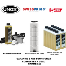 Load image into Gallery viewer, Garantie 5 ans UNOX - Fours connectés à l&#39;eau (CHEFTOP-X &amp; SPEED-X) - accessoires combisteamer
