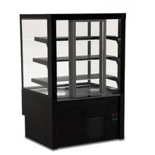 Cargue la imagen en la galería, TECNODOM - EVOK90 - Comptoir de pâtisserie / Vitrine réfrigérée - 3 étagères (LED)
