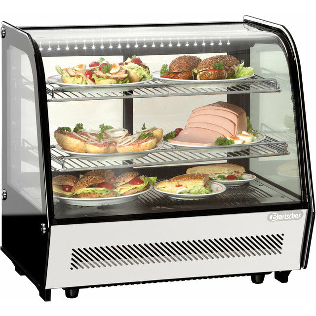 DELI-COOL II - Vitrine réfrigérée table - 120 litres - argent