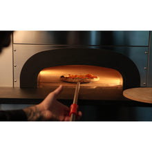 Görseli Galeri görüntüleyiciye yükleyin, PIZZAGROUP - NAPOLI KVARA 550-6C - Four à pizza napolitain électrique digital 6 pizzas avec hotte - sur étuve de 12 bacs à pâtons +5°C/+50°C  - 400Volt
