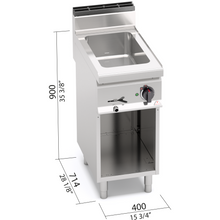 Carica l&#39;immagine nel visualizzatore di Gallery, BERTO&#39;S - Bain-marie électrique GN 1/1 - 1,2 Kw
