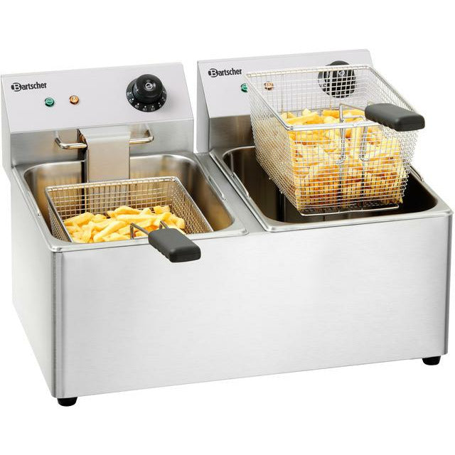 Friteuse de table ECO électrique - 8 + 8 Litres - Snack 4