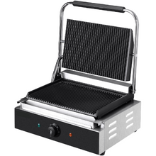 Charger l&#39;image dans la galerie, Grill Panini - Grill de contact 0,43 m - rainuré en haut et en bas
