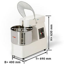 Carica l&#39;immagine nel visualizzatore di Gallery, &lt;transcy&gt;Impastatrice da 22 litri con testa fissa / 18 kg - 230 Volt&lt;/transcy&gt;
