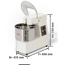 Carica l&#39;immagine nel visualizzatore di Gallery, &lt;transcy&gt;Impastatrice 42 Litri con testa fissa / 38 kg - 400 Volt&lt;/transcy&gt;
