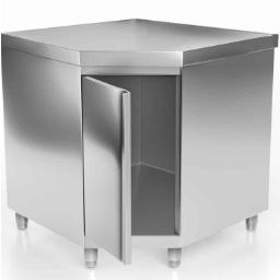Table de travail Encoignure - avec porte battante