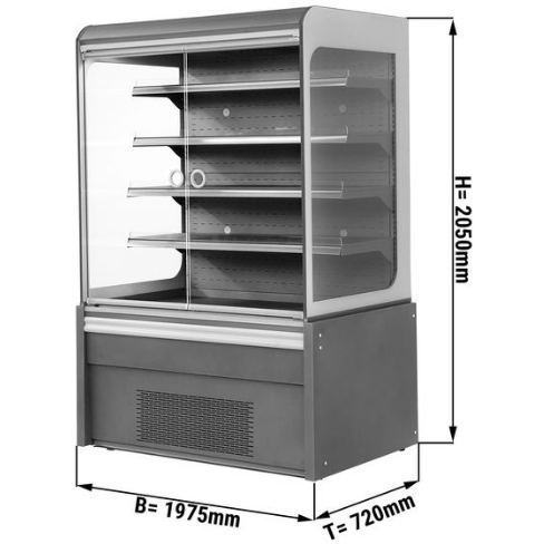 Refrigerateur Mural - 1,97 x 0,72 m - LED