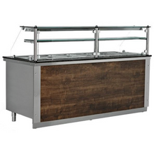 Lade das Bild in den Galerie-Viewer, UNDERWOOD - Saladette 2,55 m - 6 x GN 1/1 - granit noir
